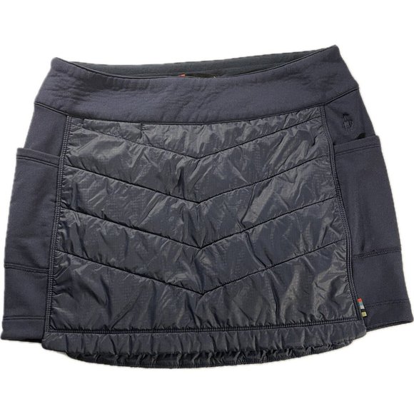 SmartWool Smartloft 60 Quilted Women's Pull-On Skirt | Navy Blue Medium - Picture 1 of 8